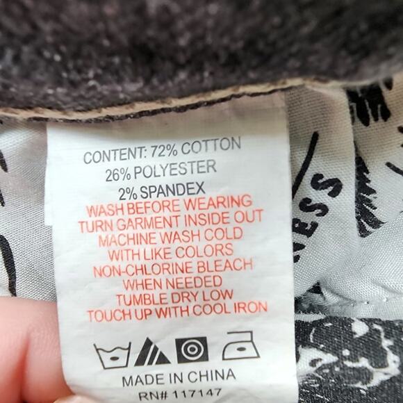 Ergo Wise & Ruthless Jacklyn Skinny Distressed Jeans Black Size 30‎ - Picture 12 of 12